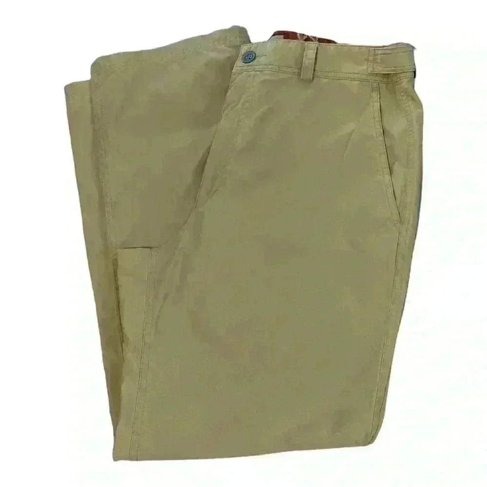 Horny Toad Mens Khaki Pants With Adjustable Waistband Size 32x30